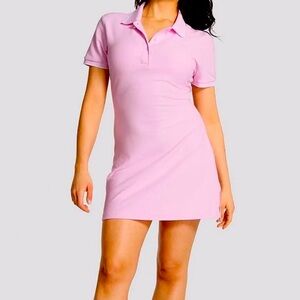 NWT...Victoria Secrets Light Pink Polo Dress Sz Lg